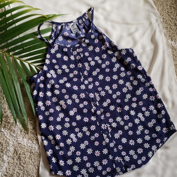 Miss understood floral navy top - Picture 2 of 5